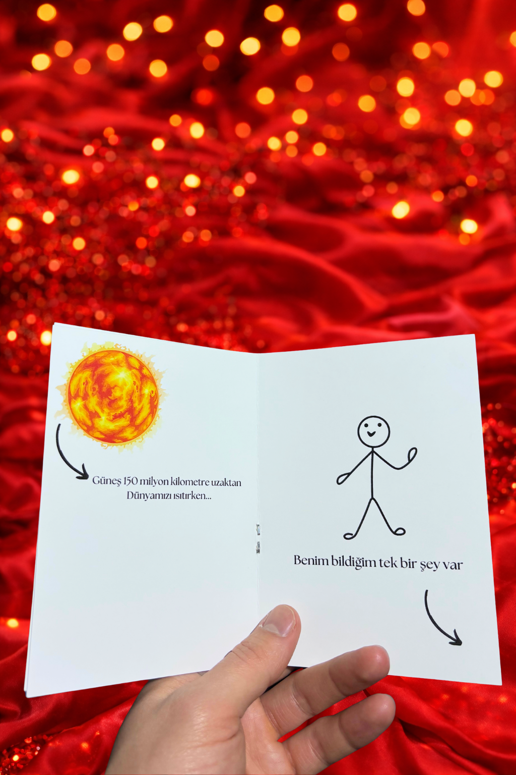 Sevgiliye Zarif ve Romantik “Seni Seviyorum” Mesajlı Özel Sunumlu Kolye