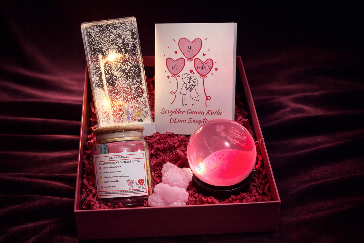 Sevgililer Gününe Özel Premium Aşk Dolu Hediye Seti
