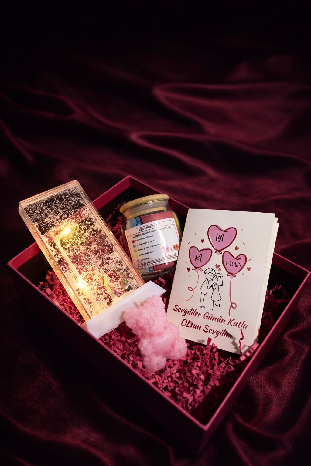 Sevgililer Günü Özel Romantik Aşk Dolu Hediye Kutusu